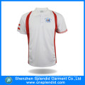 Cheap Custom Men Plain White Printing Polo T-Shirt for Sports